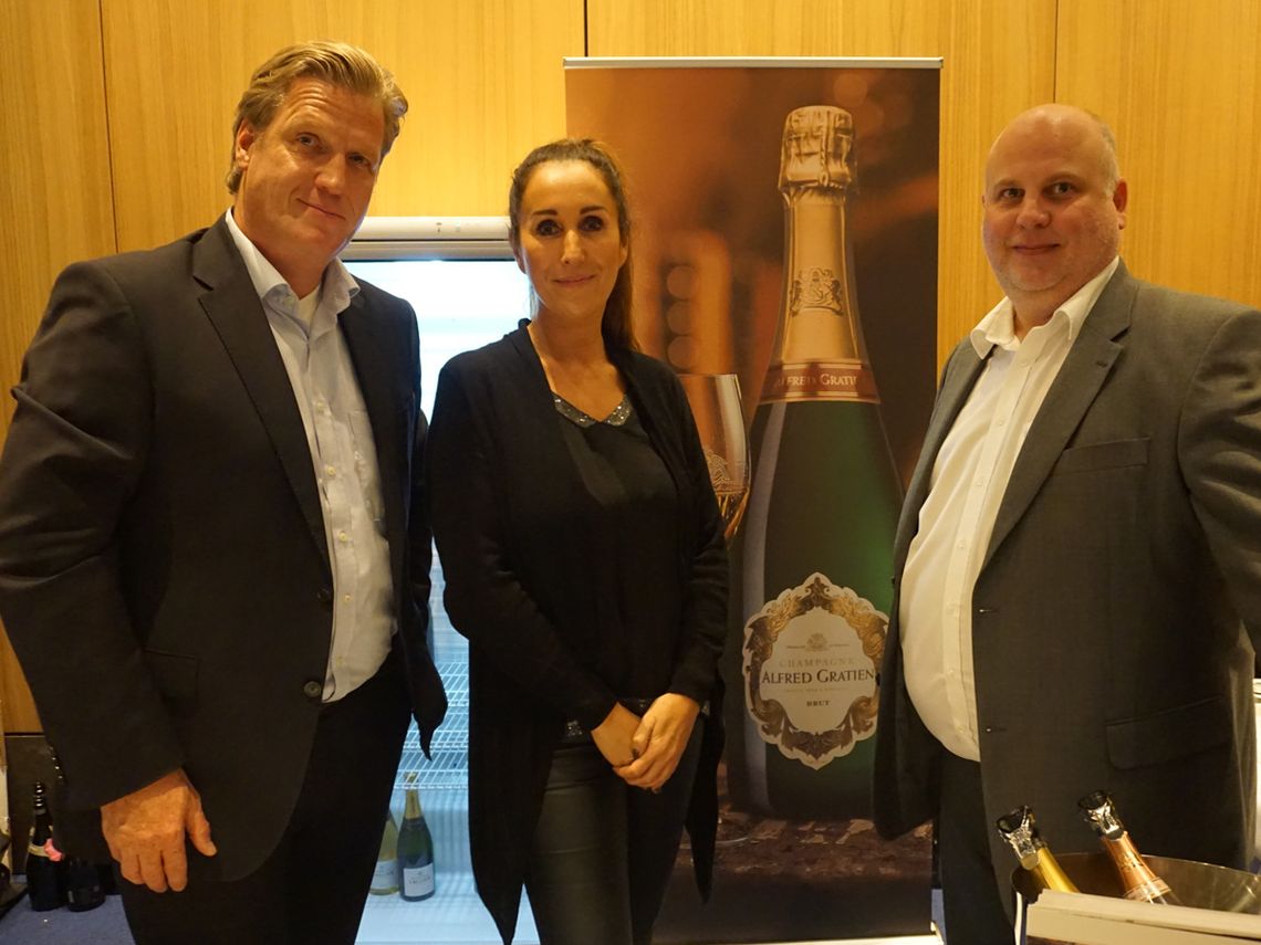 falstaff Champagnergala 2016 Düsseldorf - Champagne Alfred Gratien. Foto: Champagner Club