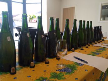 Champagne G. Brunot Degustation des Vin Clair. Foto: Champagne G. Brunot