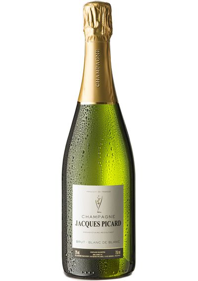 Champagne Jacques Picard Brut Blanc de Blancs. Foto: Champagne Jacques Picard