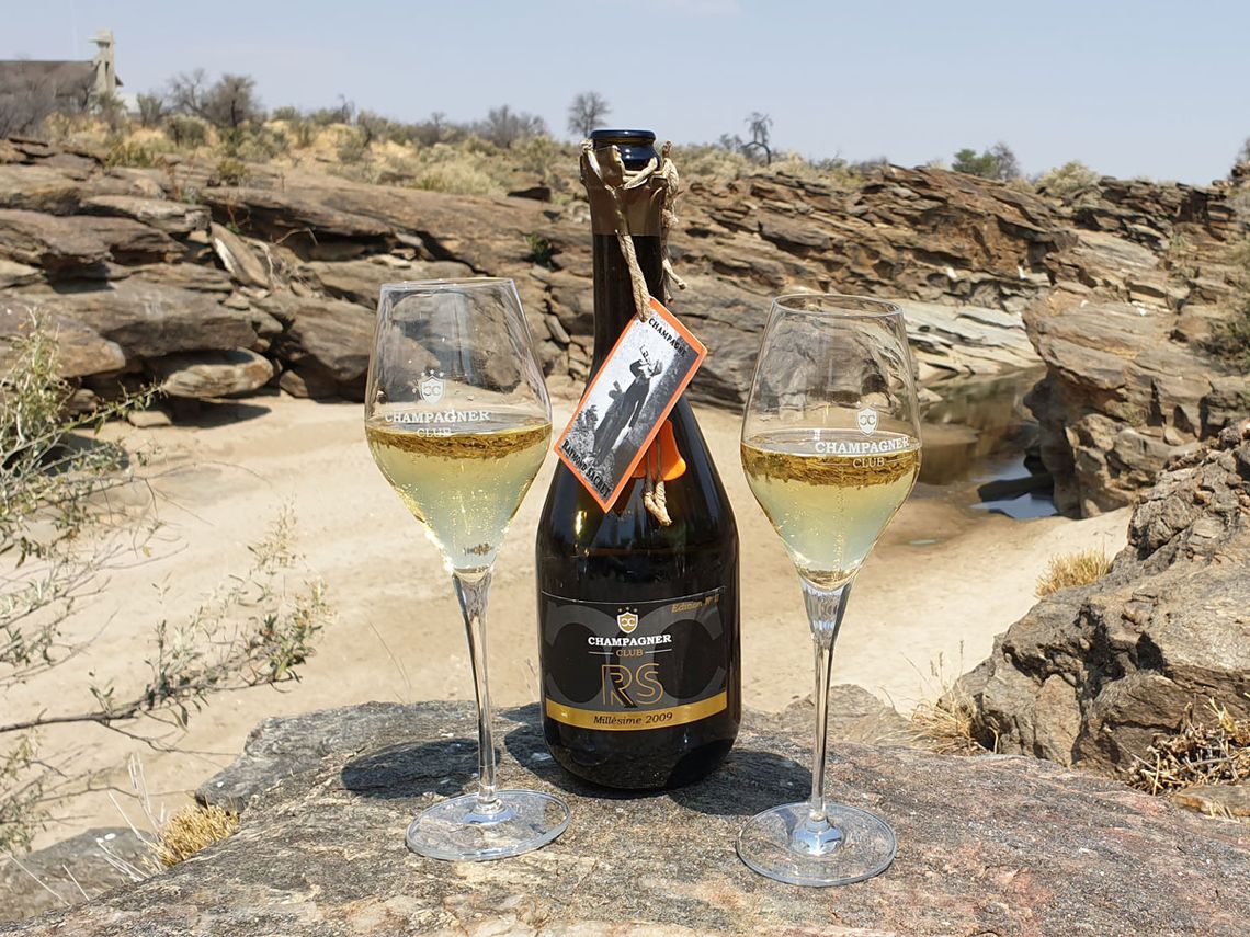 Champagner Club Edition II RS 2009 in Namibia. Foto: Michelle und John Trautmann