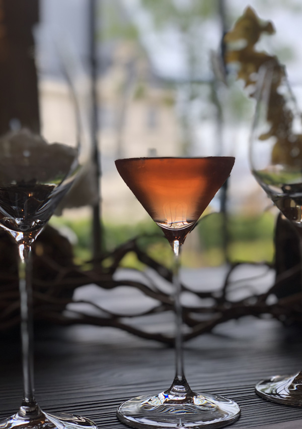 Rosé Champagner an der Avenue de Champagne in Épernay. Foto: Wiwi Schwarzer